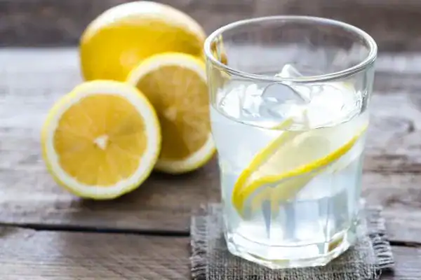 Image of lemon water to aid hydration Camberley